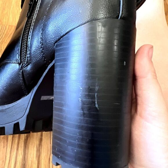 Bamboo Combat Glam Boots‎ - Black - size 10 - Picture 4 of 9